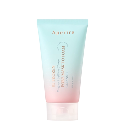 Aperire - Be Frozen Pore Mask To Foam Cleanser - 2 az 1-ben Maszk és Arctisztító Hab - 120g