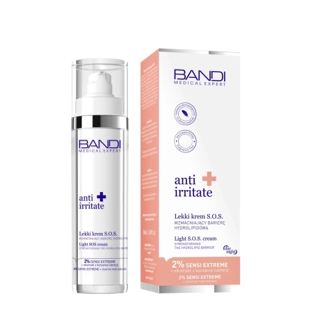 Bandi - Medical Expert - Anti Irritate - Light SOS Cream - Könnyű SOS Krém a Hidrolipid Gát Erősítésére - 50ml