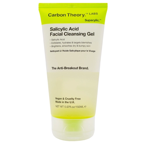 Carbon Theory - Supacylic Facial Gel Wash - Arctisztító Gél Szalicilsavval - 150ml