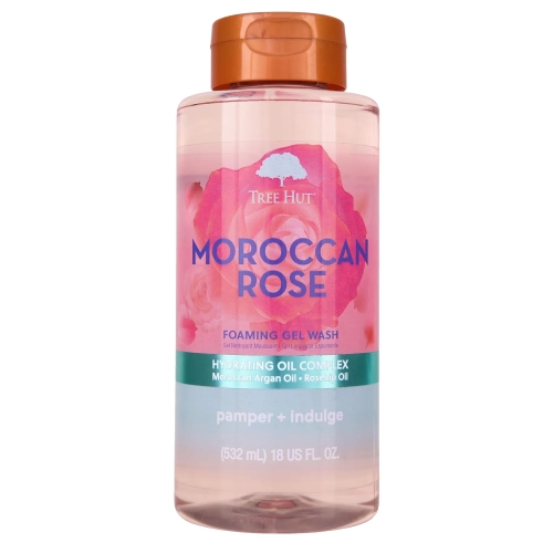 Tree Hut - Foaming Gel Wash Moroccan Rose - Tusfürdő Hab Marokkói Rózsa - 532ml