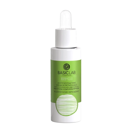 BasicLab - Esteticus - Ragyogtatás és Bőrnyugtatás - Antioxidáns Kiegyensúlyozó Szérum 20% C-vitaminnal - 30ml
