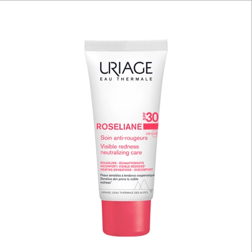 Uriage - Roseliane Crème SPF30 - Fényvéő Krém Hajszáleres Bőrre - 40ml