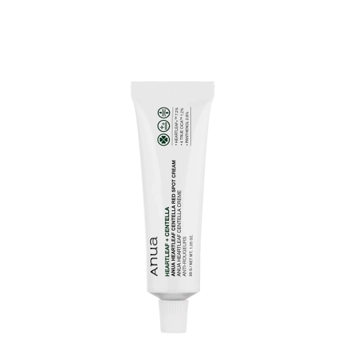 Anua - Heartleaf Centella Red Spot Cream - Bőrnyugtató Krém Problémás Bőrre - 30g