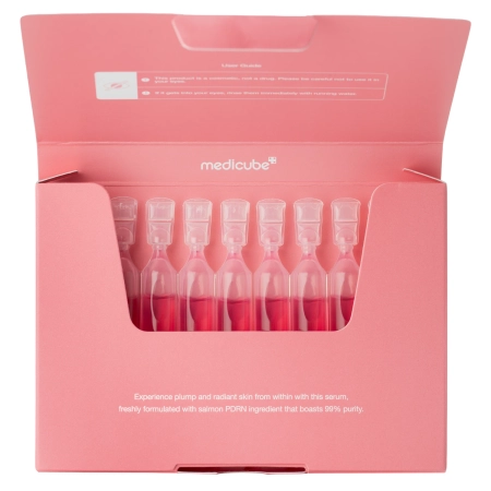Medicube - PDRN Pink One Day Serum - Egynapos Hidratáló Szérum Kollagénnel és PDRN-nel - 10db x 1,5ml