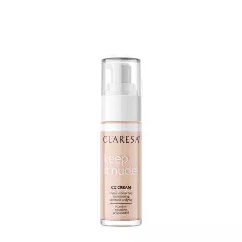 Claresa - Keep It Nude! - Hidratáló és Bőrkiegyenlítő Alapozó - 102 Warm Medium - 30ml