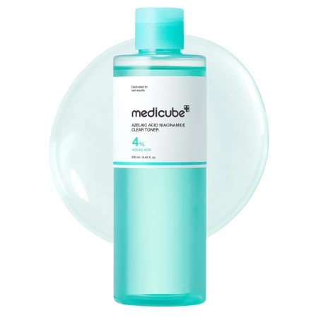 Medicube - Azelaic Acid Clear Toner - Tisztító és Világosító Hatású Tonik Azelainsavval - 250ml