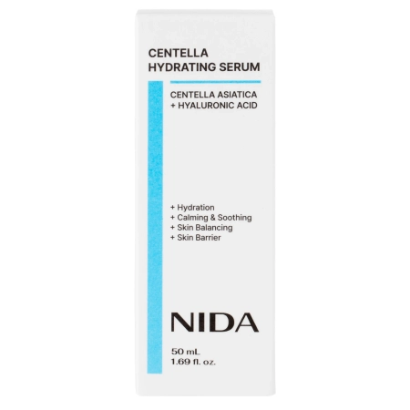NIDA - Centella Hydrating Serum - Hidratáló és Bőrnyugtató Arcszérum - 50ml