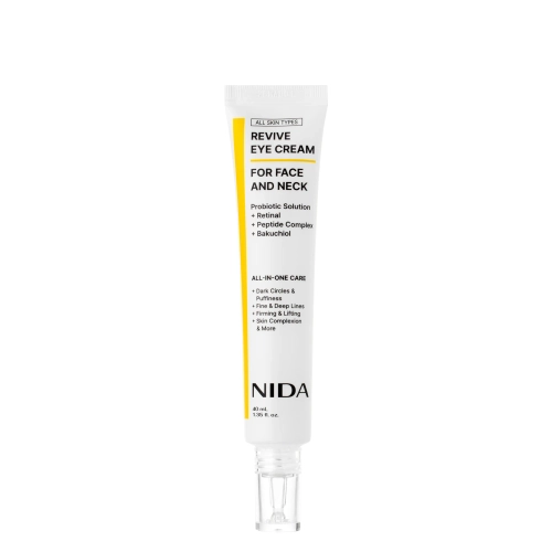 NIDA - Revive Eye Cream for Face and Neck - Revitalizáló Szem-, Arc- és Nyakápoló Krém - 40ml