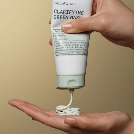 Logically, Skin - Clarifying Green Mask - Arctisztító Agyagos Maszk - 100g