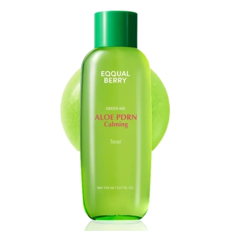 EQQUALBERRY - Aloe PDRN Calming Toner - Nyugtató Tonik Aloe Vera-val és PDRN-nel - 150ml
