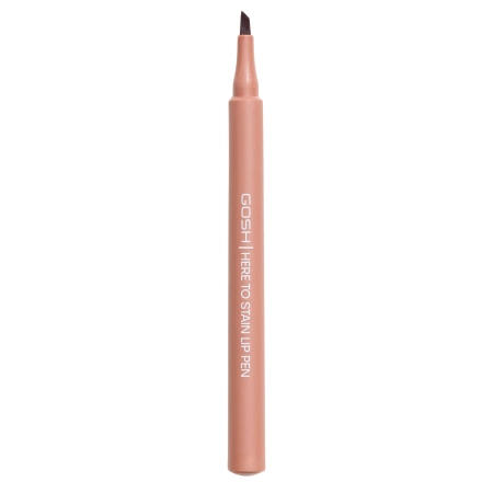 GOSH - Here To Stain Lip Pen - Hosszantartó Filces Szájkontúrceruza - 004 Mocha Stain - 1ml