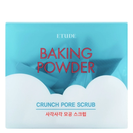 Etude House - Baking Powder Crunch Pore Scrub - Finomszemcsés Pórustisztító Hámlasztó (tasakok) - 7g x 24db