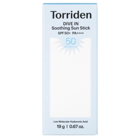 Torriden - Dive-In Soothing Sun Stick SPF 50+ PA++++ - Bőrnyugtató Fényvédő Stift - 19g