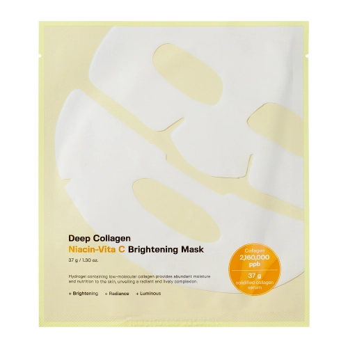 Sungboon Editor - Deep Collagen Niacin Vita C Brightening Mask - Ragyogtató Hidrogél Arcmaszk - 1db/37g