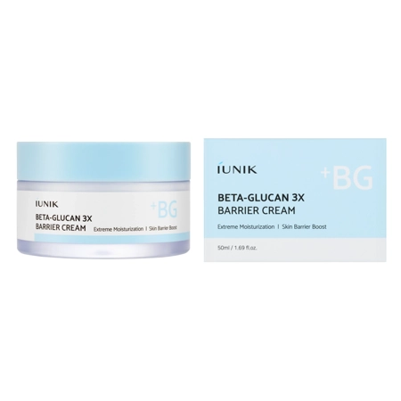 iUnik - Beta Glucan 3X Barrier Cream - Hidratáló Arckrém - 50ml