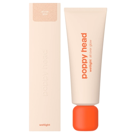 Poppy Head - Wetlight All Over Glow - Folyékony Highlighter Arcra és Testre - 02 Glitterini - 50ml