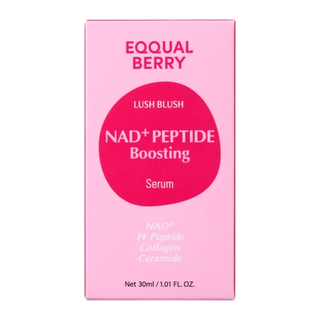 EQQUALBERRY - Nad+ Peptide Boosting Serum - Bőrerősítő Szérum Peptidekkel és NAD+-szal - 30ml