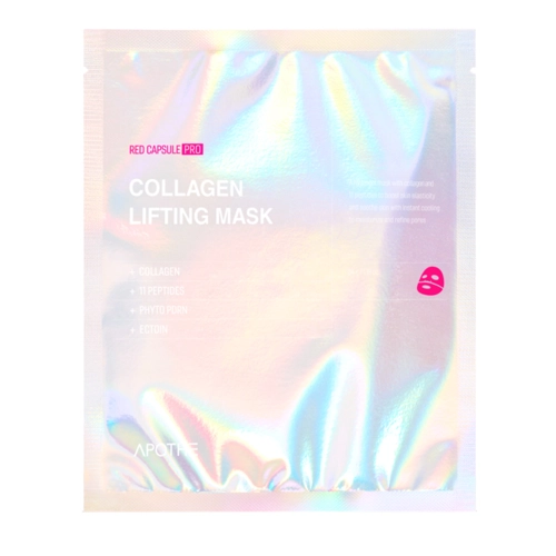 APOTHE - Red Capsule Pro-Collagen Lifting Mask - Szilárdító Hatású Hidrogél Maszk - 1db/34g