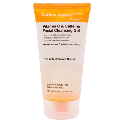 Carbon Theory - SupaVIT-C Vitamin C & Caffeine Cleansing Wash - Arctisztító Gél C-vitaminnal és Koffeinnal - 150ml
