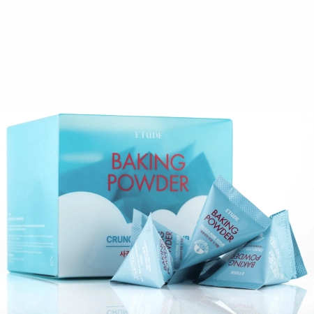 Etude House - Baking Powder Crunch Pore Scrub - Finomszemcsés Pórustisztító Hámlasztó (tasakok) - 7g x 24db