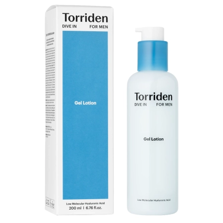 Torriden - Dive-In For Men Gel Lotion - Hidratáló Hatású Zselés Emulzió - 200ml