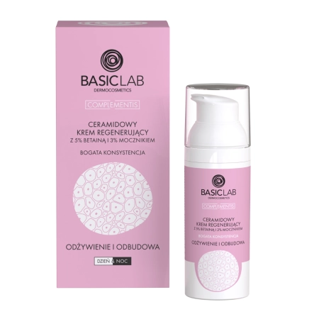 BasicLab - Complementis - Regeneráló Ceramid Krém Betainnal és Karbamiddal - 50ml