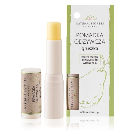 Natural Secrets - Ajakápoló Stift - Körte - 3,5g