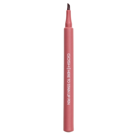 GOSH - Here To Stain Lip Pen - Hosszantartó Filces Szájkontúrceruza - 008 Ruby Stain - 1ml