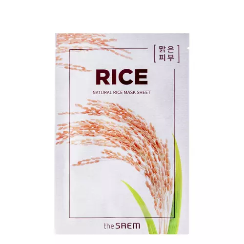 The Saem - Natural Rice Mask Sheet - Rizs Fátyolmaszk - 21ml