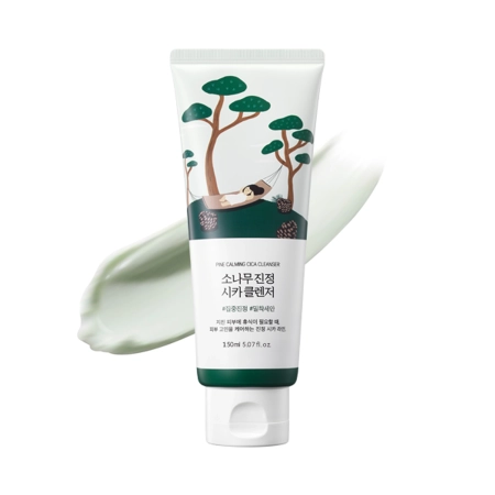 Round Lab - Pine Calming Cica Cleanser - Arclemosó Gél - 150ml
