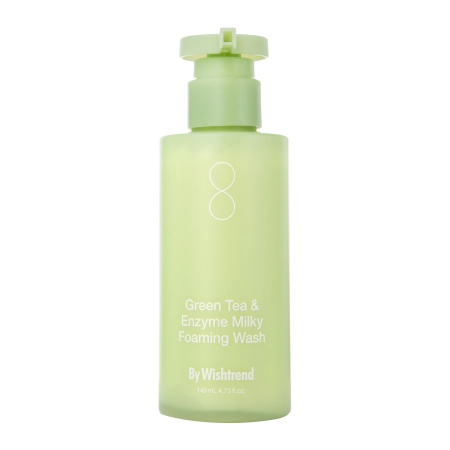 Wishtrend - Green Tea & Enzyme Milky Foaming Wash - Arctisztító Hab - 140ml