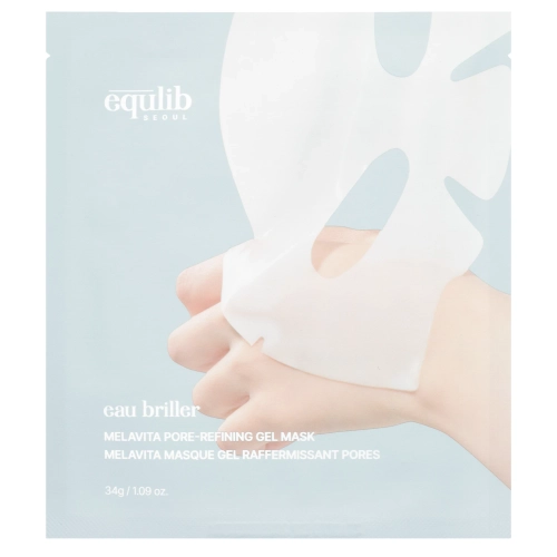Equlib - Eau Briller MelaVita Pore-Refining Gel Mask - Ragyogtató Arcmaszk - 1db/34g