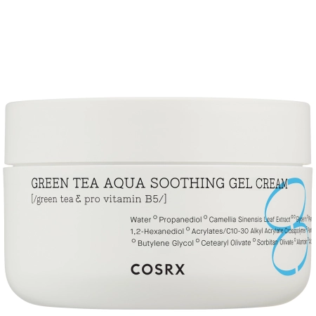 Cosrx - Hydrium Green Tea Aqua Soothing Gel Cream - Nyugtató Krém Zöld Tea Kivonattal - 50ml