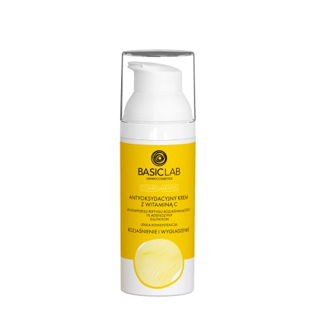 BasicLab - Világosítás és Simítás - Könnyű Állagú, Antioxidáns Hatású C-vitamin Krém - 50ml