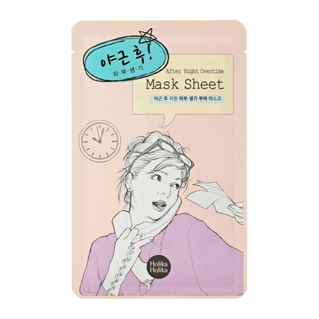 Holika Holika - After Mask Sheet - After Working Overtime - Ellazító és Hidratáló Fátyolmaszk - 30g
