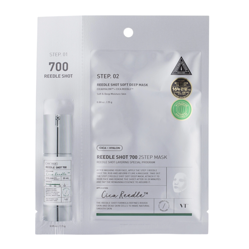VT Cosmetics - Reedle Shot 700 2Step Mask - Feszesítő Fátyolmaszk - 1.5g+25g