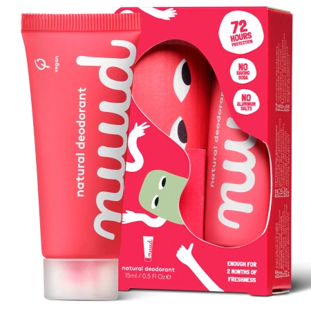 Nuud - Starter Pack Red - Természetes Krémdezodor - 15ml