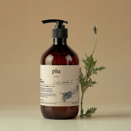 plu - Aroma Body Wash - Tusfürdő Gél - Lily Vanilla - 500g