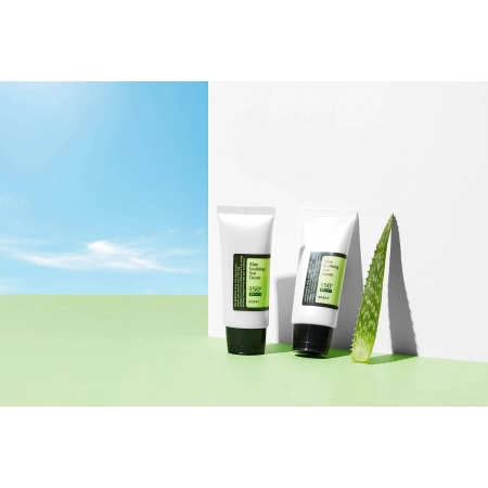 Cosrx - Aloe Soothing Sun Cream SPF50+/PA+++ - Hidratáló Hatású Fényvédő Krém - 50ml