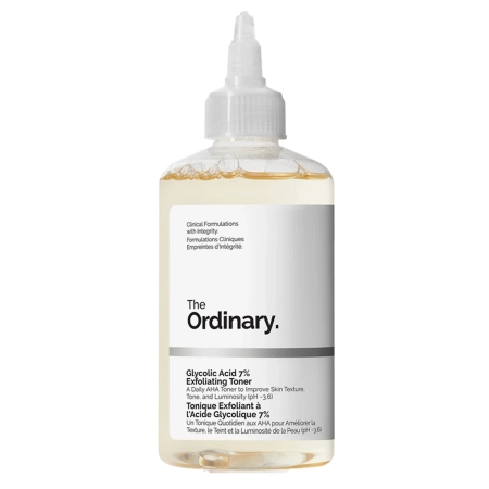 The Ordinary - Glycolic Acid 7% Exfoliating Toner - Hámlasztó Tonik 7% Glikolsavval - 240ml
