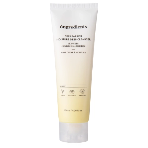 Ongredients - Skin Barrier Moisture Deep Cleanser - Hidratáló és Pórustisztító Hatású Arctisztító Hab - 120ml
