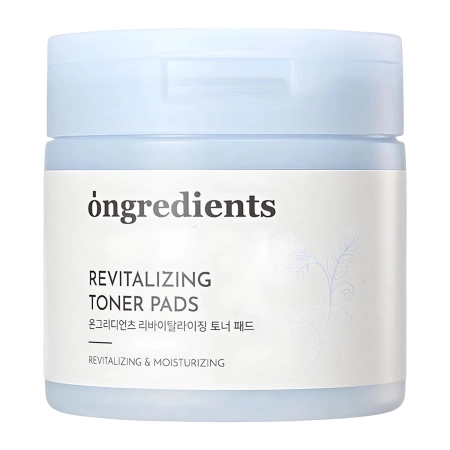 Ongredients - Revitalizing Toner Pads - Revitalizáló és Tonizáló Arckorongok - 60szt