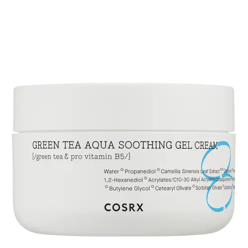 Cosrx - Hydrium Green Tea Aqua Soothing Gel Cream - Nyugtató Krém Zöld Tea Kivonattal - 50ml