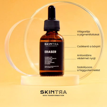 SkinTra - Eraser - Hiperpigmentáció Elleni Szérum 10% C-vitaminnal - 30ml 