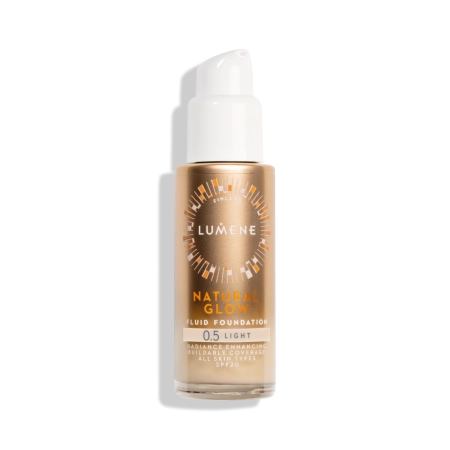Lumene - Natural Glow Fluid Foundation SPF20 - Ragyogtató Alapozó - 0,5 Light - 30ml