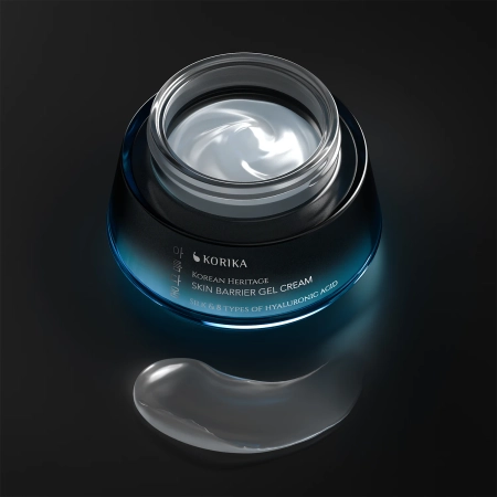KORIKA - Korean Heritage Silk & 8 Types of Hyaluronic Acid Skin Barrier Gel Cream - Hidratáló Arcgél-Krém - 50ml