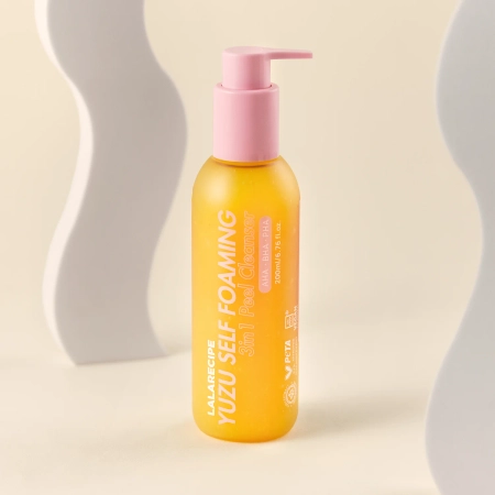 LalaRecipe - Yuzu Self Foaming 3in1 Cleanser - Arctisztító Hab Yuzu Kivonattal - 200ml