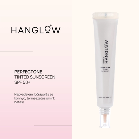 HanGlow - PerfecTone - Tinted Sunscreen SPF 50+ - Bőrkiegyenlítő Fényvédő Krém - 02 - 50 ml