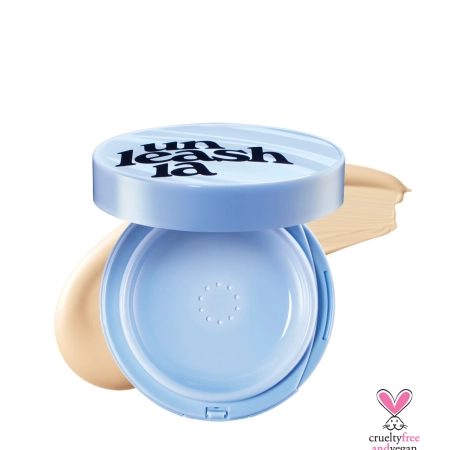 Unleashia - Babe Skin Baby Blue Cushion SPF 40 PA++ - Alapozó Párna - 21N Fluffy - 15 g