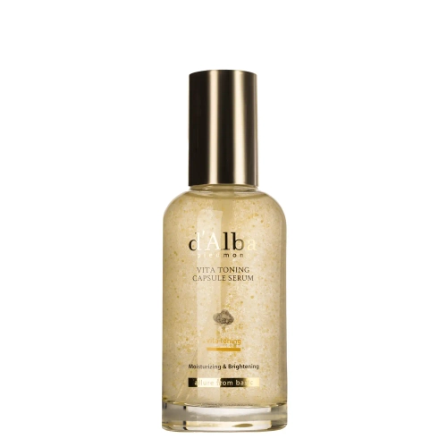 d'Alba - Vita Toning Capsule Serum - Hidratáló és Világosító Arc Szérum - 100ml